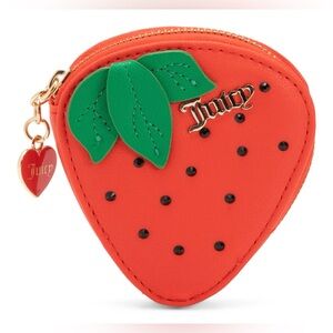 Juicy Couture Red Strawberry Coin Purse NWT